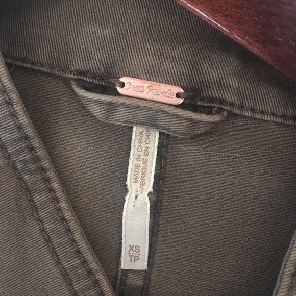 Free People ruffle-hem military jacket - Picture 7 of 8